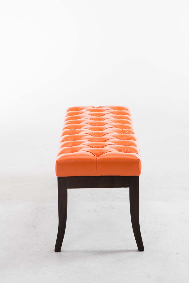 Sitzbank Ramses Kunstleder antik-dunkel orange 120 cm