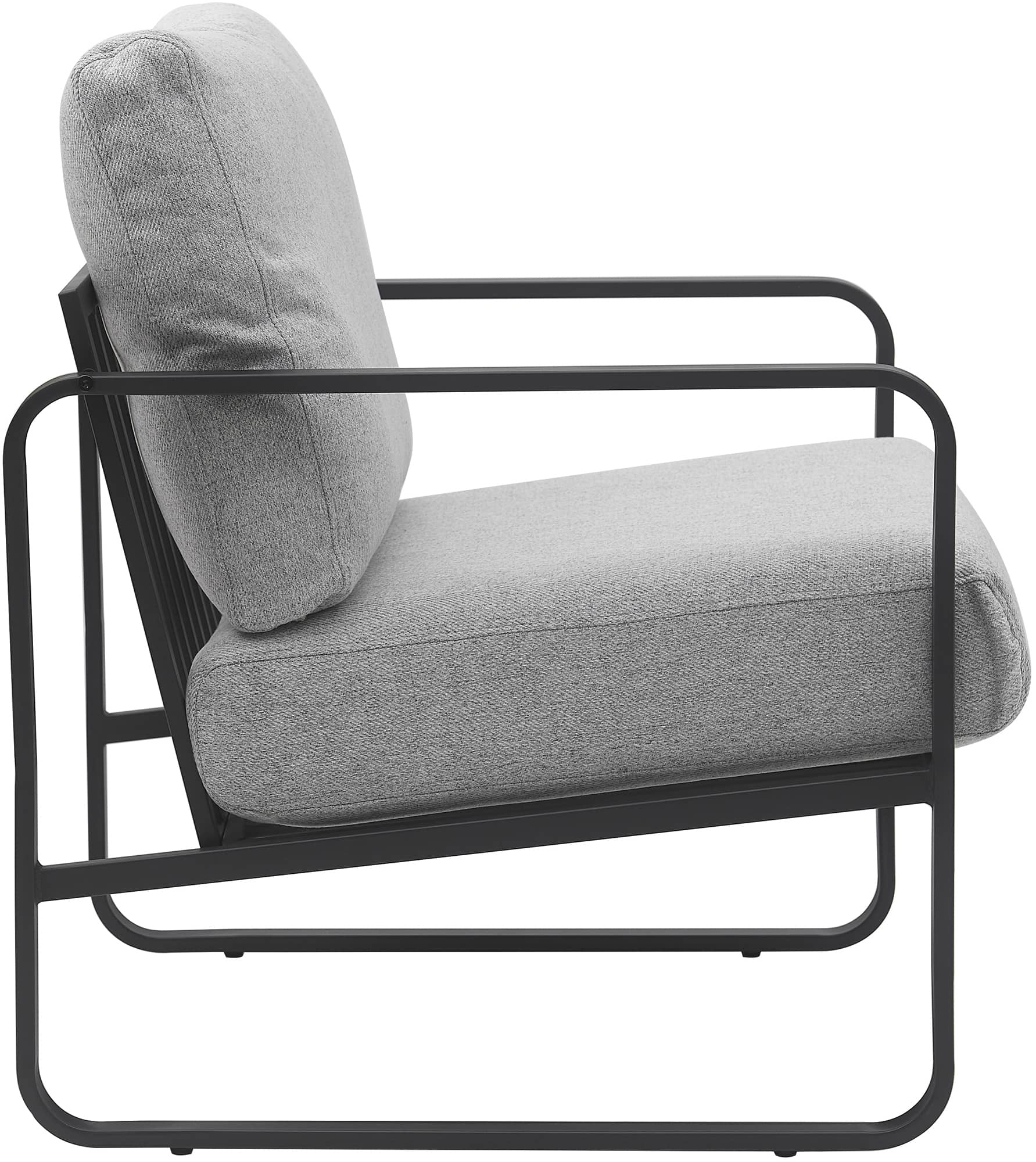 Lounger Manea hellgrau Stoff