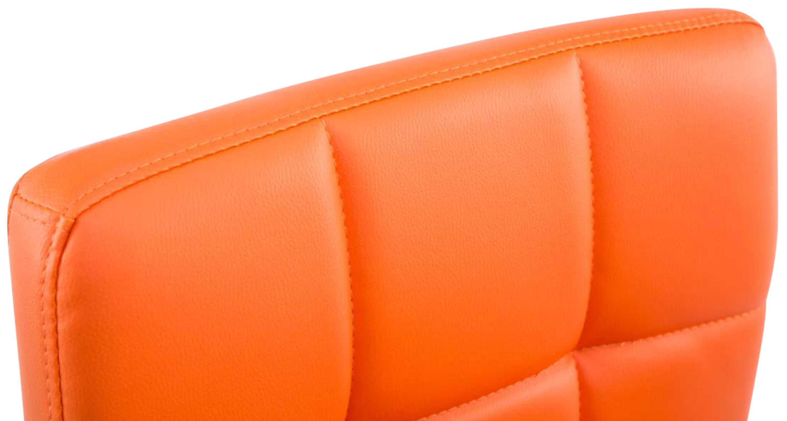 4er Set Lounger Palma V2 Kunstleder orange